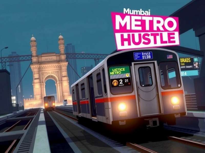 Mumbai Metro Hustle - Official Game Cover Mumbai Metro Hustle Game Cover